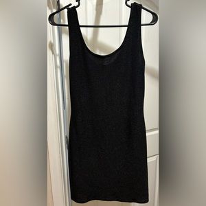 Glitter black dress
